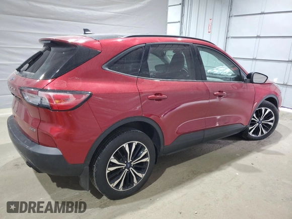 2021 Ford Escape SE Hybrid with VIN 1FMCU9BZ5MUB12370, listed as a Copart auction lot 57591475 with 52,799 mi miles and Salvage title. Bid and sale history available at DreamBid. Image 3.