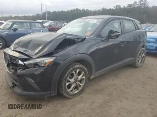 2020 Mazda CX-3 Sport with VIN JM1DKDB77L1473955, listed as a Copart auction lot 45206165 with 107,208 mi miles and Salvage Title. Bid and sale history available at carsss.com. Image 1.