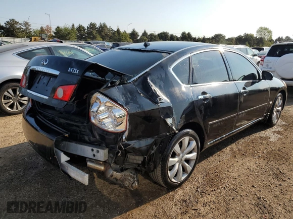 2007 Infiniti M x with VIN JNKAY01F37M459525, listed as a Copart auction lot 71504864 with 122,459 mi miles and Salvage Title. Bid and sale history available at DreamBid. Image 3.