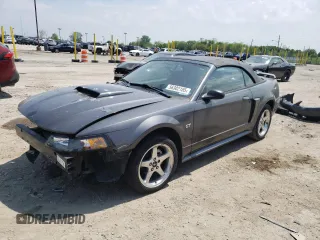 2003 Ford Mustang GT Deluxe z VIN 1FAFP45X43F387520, wystawiony jako Copart lot #56302185 z przebiegiem 134 537 mil mil oraz Szkoda całkowita • Salvage title. Historia ofert i sprzedaży dostępna na DreamBid. Obrazek 1.