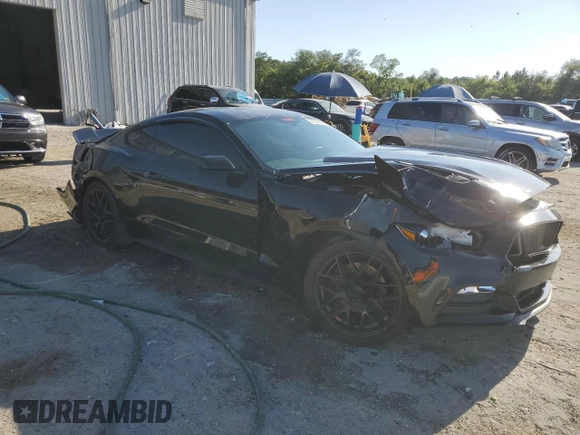 2015 Ford Mustang V6 with VIN 1FA6P8AM4F5347922, listed as a Copart auction lot 57309245 with 163,871 mi miles and Salvage title. Bid and sale history available at DreamBid. Image 4.