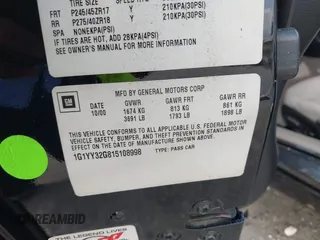 2001 Chevrolet Corvette z VIN 1G1YY32G815108998, wystawiony jako IAAI lot #42223061 z przebiegiem 148 208 mil mil oraz . Historia ofert i sprzedaży dostępna na DreamBid. Obrazek 9.