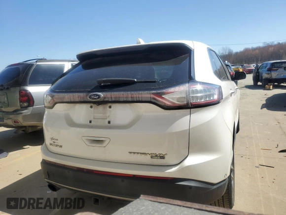 2016 Ford Edge Titanium with VIN 2FMPK4K92GBC50727, listed as a Copart auction lot 48348495 with 69,785 mi miles and Non Repairable. Bid and sale history available at carsss.com. Image 6.