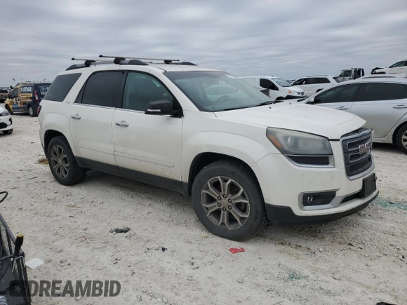 2013 GMC Acadia SLT z VIN 1GKKRSKDXDJ246519, wystawiony jako Copart lot #89271005 z przebiegiem Nie podano mil oraz Szkoda całkowita • Salvage title. Historia ofert i sprzedaży dostępna na DreamBid. Obrazek 4.