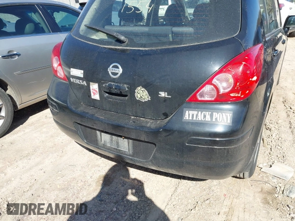 2009 Nissan Versa 1.8 S with VIN 3N1BC13E39L409657, listed as a IAAI auction lot 41981554 with 146,675 mi miles. Bid and sale history available at carsss.com. Image 12.