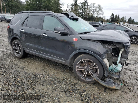 2013 Ford Explorer Sport z VIN 1FM5K8GT3DGC34561, wystawiony jako Copart lot #50260915 z przebiegiem 169 097 mil mil oraz Szkoda całkowita • Salvage title. Historia ofert i sprzedaży dostępna na DreamBid. Obrazek 4.