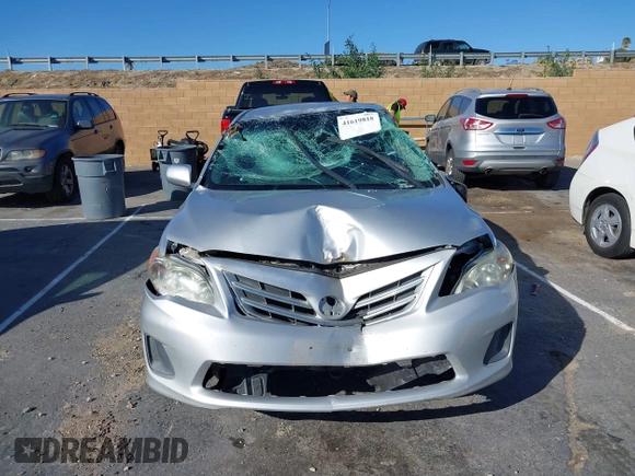 2013 Toyota Corolla L with VIN 5YFBU4EE3DP102638, listed as a IAAI auction lot 41619818 with 178,537 mi miles. Bid and sale history available at carsss.com. Image 12.