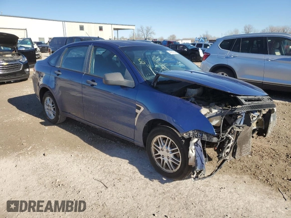 2008 Ford Focus SE with VIN 1FAHP35N38W177919, listed as a Copart auction lot 84930554 with 200,383 mi miles and Salvage Title. Bid and sale history available at carsss.com. Image 4.