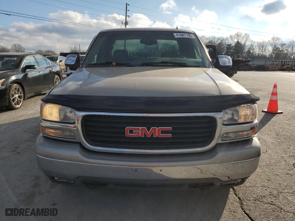 2002 GMC Sierra 1500 SLE1 with VIN 1GTEC19T72Z186523, listed as a Copart auction lot 41607105 with 148,536 mi miles and Salvage Title. Bid and sale history available at carsss.com. Image 5.