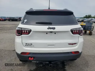 2022 Jeep Compass Trailhawk with VIN 3C4NJDDB9NT159096, listed as a Copart auction lot 58563145 with Not provided miles and Salvage title. Bid and sale history available at DreamBid. Image 6.