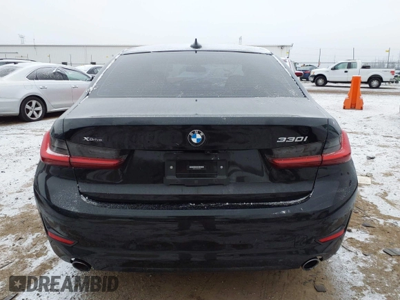 2022 BMW 3 Series 330i xDrive with VIN 3MW5R7J01N8C24620, listed as a IAAI auction lot 41269710 with 1 mi miles. Bid and sale history available at carsss.com. Image 16.