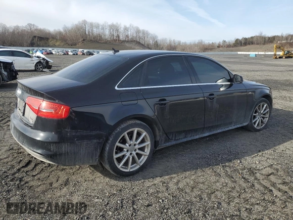 2016 Audi A4 Premium with VIN WAUBFAFL2GN009629, listed as a Copart auction lot 43914155 with 116,431 mi miles and Salvage Title. Bid and sale history available at carsss.com. Image 3.