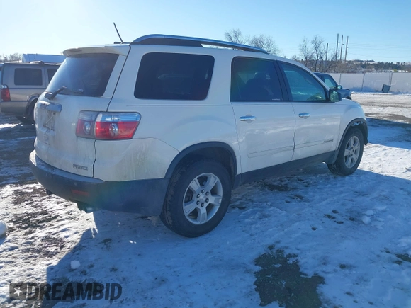 2007 GMC Acadia SLE with VIN 1GKEV13787J116948, listed as a IAAI auction lot 41329253 with 200,994 mi miles and . Bid and sale history available at DreamBid. Image 4.