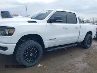2021 Ram 1500 Big Horn with VIN 1C6RRFBG1MN720594, listed as a IAAI auction lot 41683893 with 75,743 mi miles. Bid and sale history available at carsss.com. Image 14.