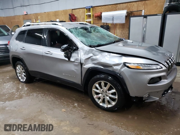 2015 Jeep Cherokee Limited with VIN 1C4PJMDS2FW688667, listed as a Copart auction lot 52772045 with 115,907 mi miles and Clean Title. Bid and sale history available at carsss.com. Image 4.