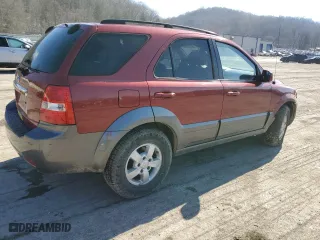 2008 Kia Sorento EX with VIN KNDJC736185845717, listed as a Copart auction lot 45554895 with 127,418 mi miles and Salvage Title. Bid and sale history available at carsss.com. Image 3.