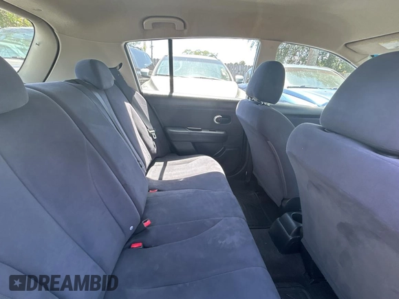 2007 Nissan Versa 1.8 S with VIN 3N1BC13E17L377109, listed as a Copart auction lot 54001065 with 172,236 mi miles and Clean Title. Bid and sale history available at carsss.com. Image 6.