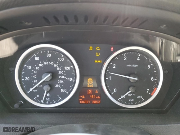 2011 BMW X6 50i with VIN 5UXFG8C55BLZ96648, listed as a Copart auction lot 56528574 with 134,321 mi miles and Salvage Title. Bid and sale history available at carsss.com. Image 9.