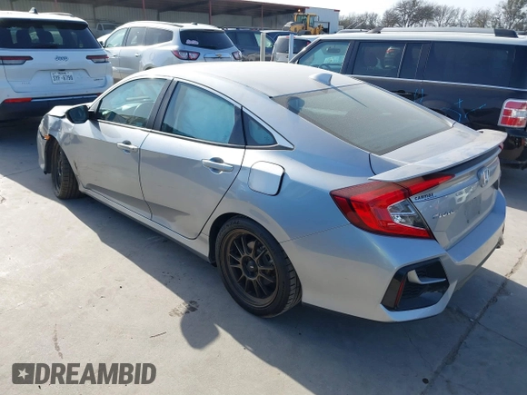2020 Honda Civic Si with VIN 2HGFC1E57LH704323, listed as a IAAI auction lot 41742768 with 34,246 mi miles and . Bid and sale history available at DreamBid. Image 3.