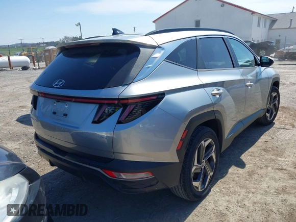 2022 Hyundai Tucson SEL with VIN 5NMJCCAE4NH078991, listed as a IAAI auction lot 41990599 with 37,384 mi miles and . Bid and sale history available at DreamBid. Image 4.