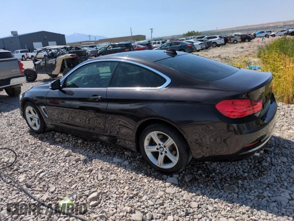 2014 BMW 4 Series 428i xDrive with VIN WBA3N5C5XEK197125, listed as a Copart auction lot 61823835 with 206,902 mi miles and Salvage title. Bid and sale history available at DreamBid. Image 2.