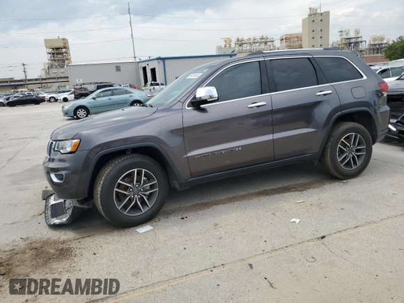 2020 Jeep Grand Cherokee Limited with VIN 1C4RJEBG9LC392944, listed as a Copart auction lot 59019955 with Not provided miles and Salvage title. Bid and sale history available at DreamBid. Image 1.