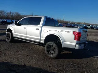 2016 Ford F-150 XLT with VIN 1FTEW1EP1GFD27420, listed as a IAAI auction lot 41212805 with 132,047 mi miles. Bid and sale history available at carsss.com. Image 3.