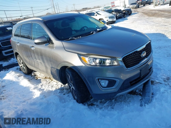 2018 Kia Sorento EX with VIN 5XYPHDA55JG420454, listed as a IAAI auction lot 41456515 with 96,108 mi miles and . Bid and sale history available at carsss.com. Image 1.