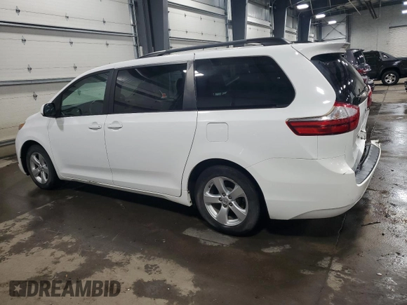 2016 Toyota Sienna LE AAS with VIN 5TDKK3DC9GS705508, listed as a Copart auction lot 43734375 with 109,350 mi miles and Salvage Title. Bid and sale history available at DreamBid. Image 2.