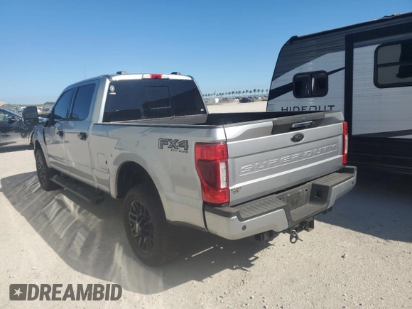 2022 Ford F-350 XL with VIN 1FT8W3BT4NED29708, listed as a Copart auction lot 80881724 with Not provided miles and Non repairable. Bid and sale history available at DreamBid. Image 2.