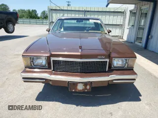 1978 Chevrolet Monte Carlo with VIN 1Z37U81479578, listed as a Copart auction lot 63252805 with 68,608 mi miles and Clean title. Bid and sale history available at DreamBid. Image 5.