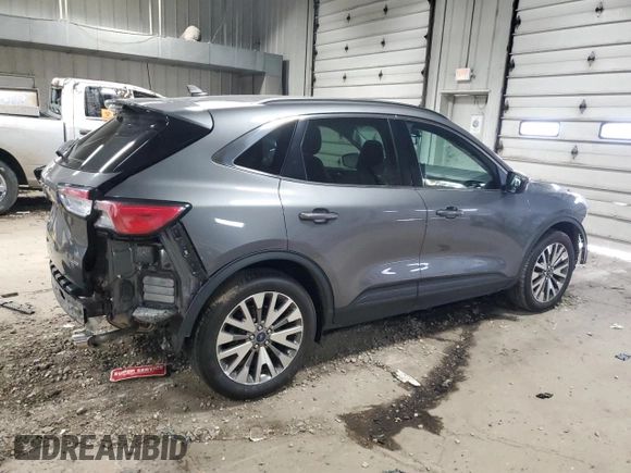 2021 Ford Escape Titanium Hybrid z VIN 1FMCU9DZ8MUA56194, wystawiony jako Copart lot #51427475 z przebiegiem 40 471 mil mil oraz Szkoda całkowita • Salvage title. Historia ofert i sprzedaży dostępna na DreamBid. Obrazek 3.