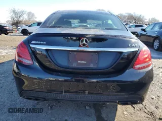 2017 Mercedes-Benz C 43 AMG with VIN 55SWF6EBXHU195218, listed as a Copart auction lot 41504645 with 97,108 mi miles and Salvage Title. Bid and sale history available at DreamBid. Image 6.