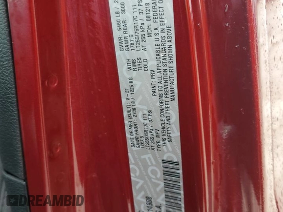 2021 Jeep Wrangler Unlimited Sport S with VIN 1C4HJXDG7MW814908, listed as a Copart auction lot 55394875 with 72,754 mi miles and Salvage title. Bid and sale history available at DreamBid. Image 13.