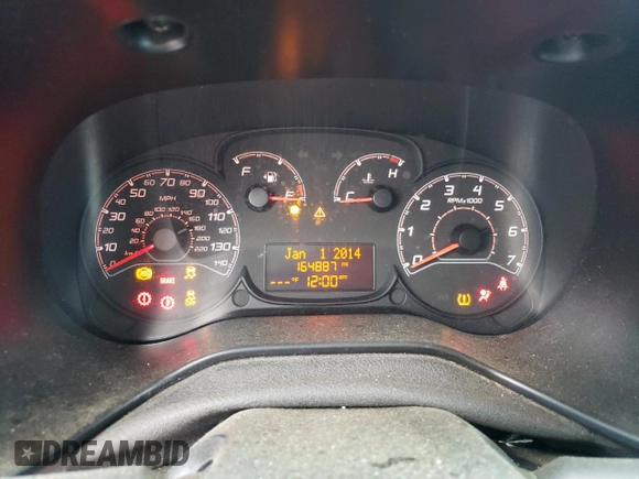 2016 Ram ProMaster City Cargo Tradesman SLT with VIN ZFBERFBT0G6B00196, listed as a Copart auction lot 51330705 with 164,887 mi miles and Salvage Title. Bid and sale history available at DreamBid. Image 9.
