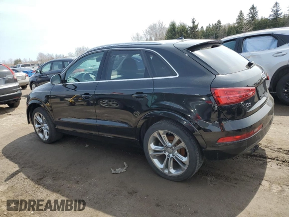 2018 Audi Q3 Premium Plus with VIN WA1JCCFS6JR032240, listed as a Copart auction lot 48233765 with 76,273 mi miles and Salvage Title. Bid and sale history available at carsss.com. Image 2.