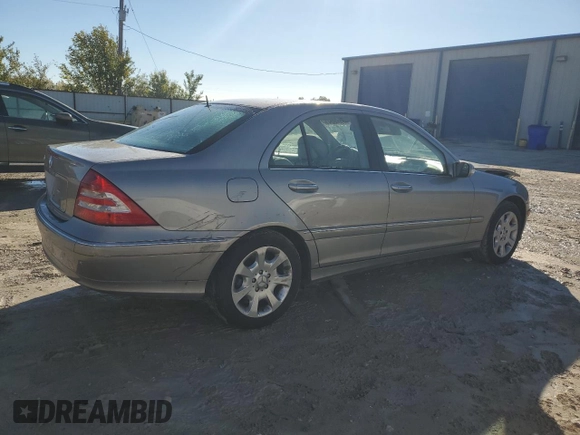 2005 Mercedes-Benz C 320 with VIN WDBRF64J45F598415, listed as a Copart auction lot 79745294 with 45,177 mi miles and Salvage Title. Bid and sale history available at DreamBid. Image 3.
