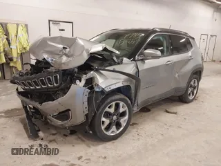 2019 Jeep Compass Limited with VIN 3C4NJDCB0KT656468, listed as a IAAI auction lot 42221300 with 105,115 mi miles and . Bid and sale history available at DreamBid. Image 17.