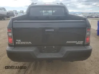 2014 Honda Ridgeline Sport with VIN 5FPYK1F72EB001352, listed as a Copart auction lot 57824745 with 54,409 mi miles and Salvage title. Bid and sale history available at DreamBid. Image 6.