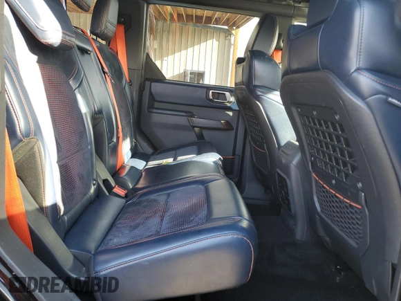 2023 Ford Bronco Raptor with VIN 1FMEE5JR4PLA93286, listed as a Copart auction lot 48144375 with 36,348 mi miles and Salvage title. Bid and sale history available at DreamBid. Image 12.