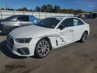 2022 Audi A4 S line Premium Plus with VIN WAUEAAF42NA008487, listed as a Copart auction lot 75442874 with 19,763 mi miles and Salvage Title. Bid and sale history available at DreamBid. Image 1.