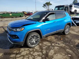 2024 Jeep Compass Limited with VIN 3C4NJDCN2RT588159, listed as a Copart auction lot 51596325 with 18,713 mi miles and Clean title. Bid and sale history available at DreamBid. Image 1.