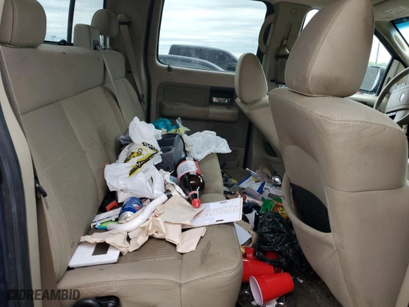 2007 Ford F-150 XLT with VIN 1FTRW12W77KD54464, listed as a Copart auction lot 52409304 with 249,980 mi miles and Salvage Title. Bid and sale history available at carsss.com. Image 10.