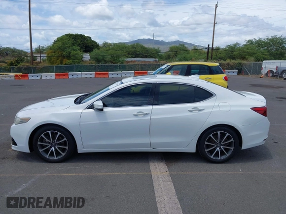 2015 Acura TLX V6 Tech with VIN 19UUB2F56FA015522, listed as a IAAI auction lot 42185190 with 116,965 mi miles. Bid and sale history available at carsss.com. Image 14.