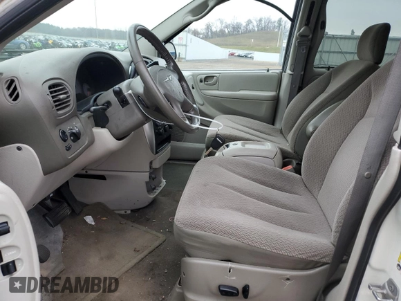 2007 Chrysler Town & Country LWB Touring with VIN 2A4GP54L67R302849, listed as a Copart auction lot 80925034 with 120,258 mi miles and Non Repairable. Bid and sale history available at carsss.com. Image 7.