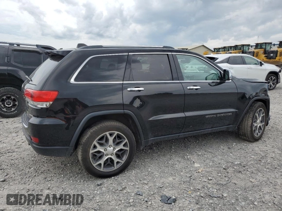 2019 Jeep Grand Cherokee Limited with VIN 1C4RJFBG3KC782099, listed as a Copart auction lot 59717415 with 70,596 mi miles and Salvage title. Bid and sale history available at DreamBid. Image 3.