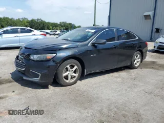 2016 Chevrolet Malibu LS with VIN 1G1ZB5ST5GF217467, listed as a Copart auction lot 58857135 with 161,685 mi miles and Salvage title. Bid and sale history available at DreamBid. Image 1.