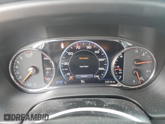 2022 GMC Acadia SLT with VIN 1GKKNMLS9NZ116075, listed as a Copart auction lot 58887355 with 33,516 mi miles and Salvage title. Bid and sale history available at DreamBid. Image 9.