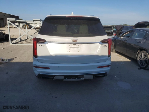 2020 Cadillac XT6 FWD Premium Luxury with VIN 1GYKPCRS9LZ107178, listed as a Copart auction lot 72359154 with 154,427 mi miles and Non Repairable. Bid and sale history available at carsss.com. Image 6.