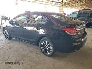 2015 Honda Civic EX z VIN 19XFB2F80FE209090, wystawiony jako Copart lot #53908945 z przebiegiem 90 590 mil mil oraz Szkoda całkowita • Salvage title. Historia ofert i sprzedaży dostępna na DreamBid. Obrazek 2.